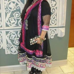 Pakistani black frock